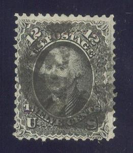 #97 F Grill used nicely centered Small Filled Thin CV $300  