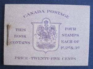 Canada BK37e EN Type I Booklet