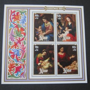 Niue 1984 Sc 461 Christmas Religion set MNH