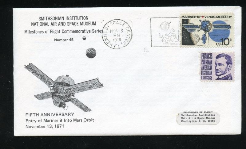 Smithsonian Milestones of Flight #45 Mariner 9 Mars Orbit