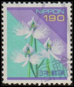 Japan 2164 - Used - 190y Fringed Orchid (1994) (cv $0.80)