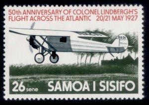 SAMOA QEII SG485w, 1977 26s, NH MINT. WMK LEGS TO LEFT