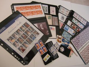 ANCHOR 50 New Stock Pages 3S (3-rows)- Stock Sheets/Black sheets..FREE SHIPPING.