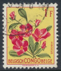 Belgium Congo  Used   Flowers SC# 271 please see details and scans 