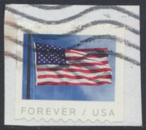 USA Sc# 5342  Used SA on piece  Flag 2019 see details / scan