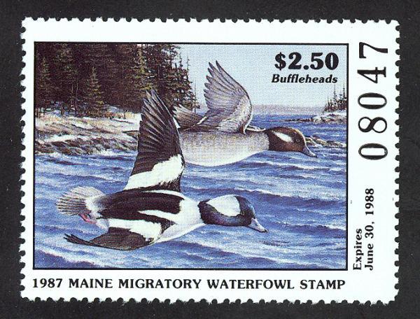 #4, Maine State Duck stamp, SCV $8