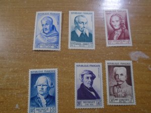 France  #   B276-81    MNH