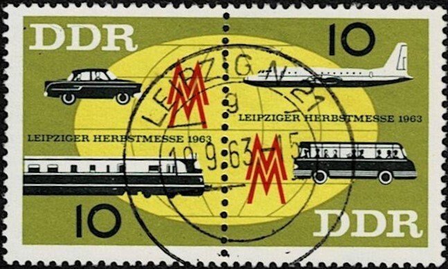 1963 German Democratic Republic (DDR) Scott Catalog Number 662a Used