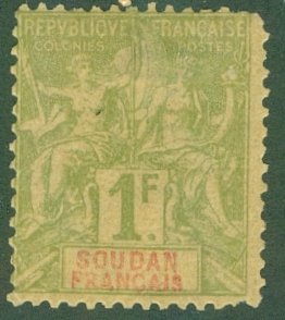 FRENCH SUDAN 19 MH (RL) 2800 CV $12.00 BIN $5.75