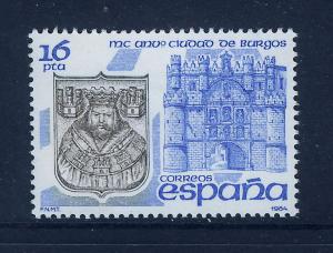 SPAIN 1984 MNH SC.2362 City of Burgos 1500th