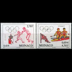 MONACO 2000 - Scott# 2167-8 Olympics Set of 2 NH