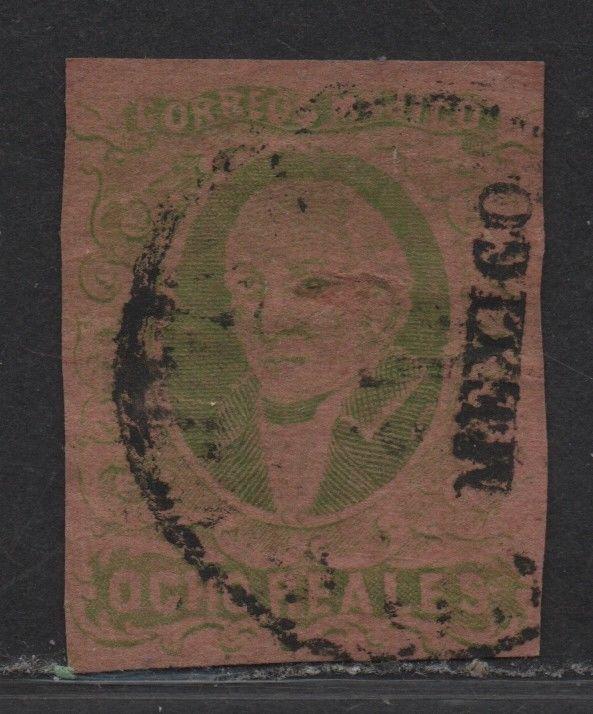 $Mexico Sc#12 used/VF, MEPSI cert., Cv. $240