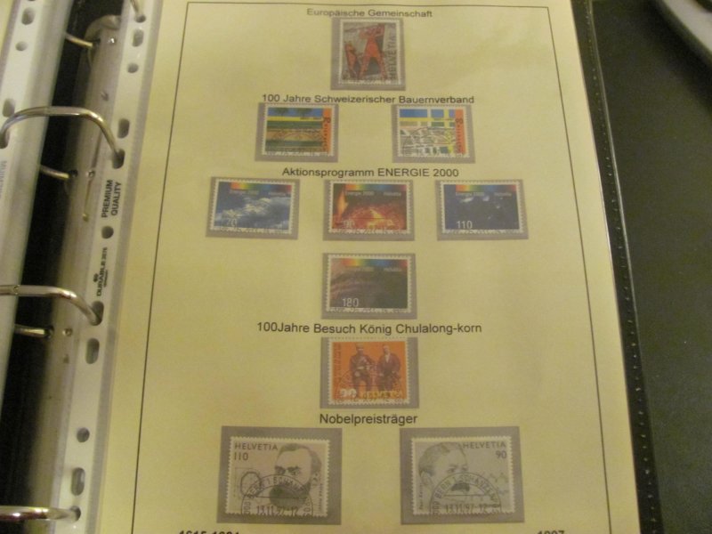 SWITZERLAND 1978-2005 STAMPS & COVERS XF COULD BE AS MUCH AS $2000 CATALGUE(188)