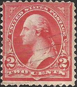 # 267b Used Vermillion George Washington
