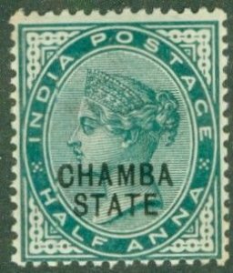 CHAMBA 1 MNH  BIN $2.50