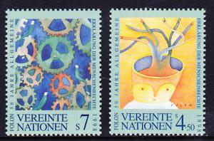 244-45 United Nations Vienna 1998 Human Rights MNH