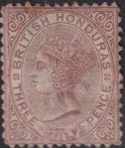 British Honduras 1872 SC 5 LH 