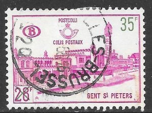 Belgium Q384: 35 on 26f St Peter's Station, Ghent, used, F-VF