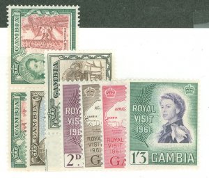 Gambia #153-5/168-71  Single (Complete Set)