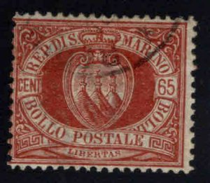 San Marino Scott 20 Used 1892 stamp