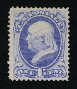 AFFORDABLE GENUINE SCOTT #145 F-VF MINT NG 1870 NBNC 1¢ ULTRAMARINE #11381