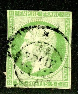 France, Scott #13, Used