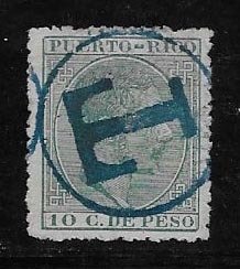 PUERTO RICO STAMP,  VFU  #EN KKQ3