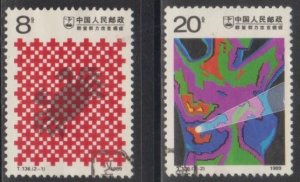 China PRC 1989 T136 Cancer Prevention and Resistance Stamps Set of 2 Fine Used