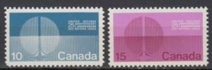 Canada - 1970 Anniversary of UN Sc# 513/514 - MNH (8815)