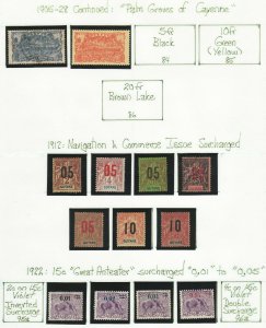 French Colonies Guyana / Guinea mint & used collection