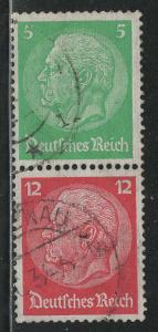 Germany Scott # 392, 406, used, se-tenant, Mi# S106