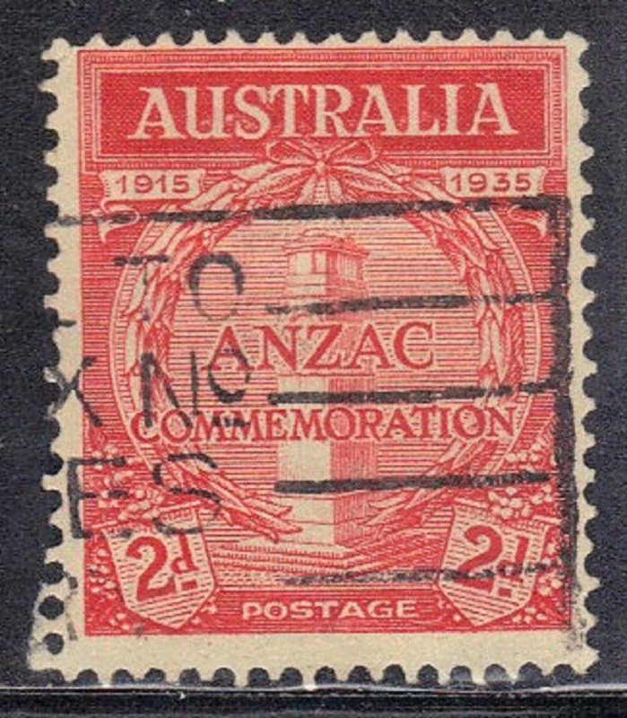 AUSTRALIA SC# 150 USED 2p 1935 ANZAC COMMEMORATION  SEE SCAN