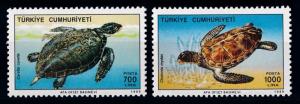 [64677] Turkey 1989 Marine Life Turtles  MLH