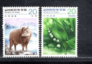 KOREA SC# 1153-54 FVF/MNH