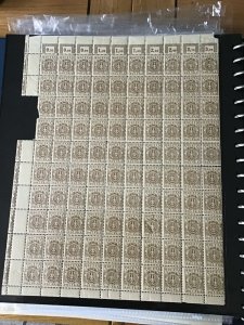 Poland 1919 polish eagle mint never hinged  stamps sheet seperating! Ref R28016