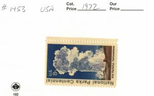 United States - SC #1453 - MINT NH WITH 102 CARD- 1972 - Item USA874
