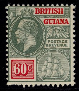 BRITISH GUIANA GV SG280, 60c green & rosine, M MINT. Cat £15.