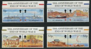 St. Helena #646-653 Mint Set