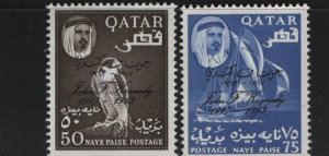 QATAR 42-43 Hinged, 1964 Dhow