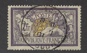 France SC#126 Used F-VF hr SCV$75.00...Worth a Close Look!