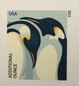 4989   Emperor Penguin, additional ounce  MNH (22¢) sheet of 20   FV $4.40  2015