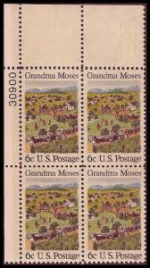 1370 MNH Plate Block UL #30900