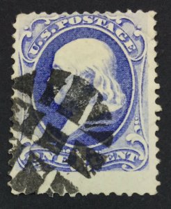 MOMEN: US STAMPS #1c CANCEL USED LOT #44452