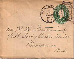 United States, Postal Stationery, New Jersey