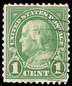 US SC 552 * Ben Franklin * Used * 1923