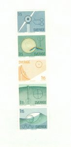 SWEDEN 1313-17 MH Strip of 5 BIN $2.00