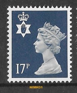 Great Britain-Wales  #WMMH31  17p QE II - 4Dec1990  (1) Mint NH