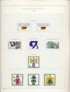 Germany 1990/91 MNH On 16 Pages(Apprx 130 Items)W3476AAA