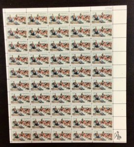 1243   Charles M. Russell, American Artist  MNH 5 c Sheet of 50  FV $2.50  1964