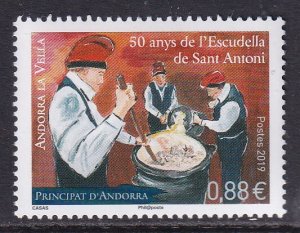 Andorra French 802 MNH VF